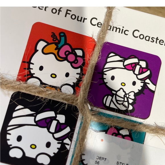 Hello Kitty Halloween Coasters 🎃 - Picture 3 of 5